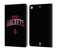 Head Case Designs Licenza Ufficiale NBA Nero Houston Rockets Logo Custodia Portafoglio in Pelle Compatibile con Apple iPad 9.7 2017 / iPad 9.7 2018