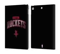 Head Case Designs Licenza Ufficiale NBA Nero Houston Rockets Logo Custodia Portafoglio in Pelle Compatibile con Apple iPad 10.2 2019/2020/2021