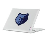 Head Case Designs Licenza Ufficiale NBA Orso Memphis Grizzlies Logo Custodia Laptop Trasparente Armatura Rigida Cristallo Compatibile con MacBook Air 13.6" A2681/A3113/A3240 2022/2024/2025