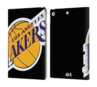 Head Case Designs Licenza Ufficiale NBA Oversize Los Angeles Lakers Logo Custodia Portafoglio in Pelle Compatibile con Apple iPad 10.2 2019/2020/2021