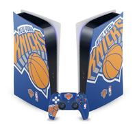 Head Case Designs Licenza Ufficiale NBA Oversized New York Knicks Logo Vinile Frontalino Sticker Gaming Pelle Adesivo Compatibile con Sony Playstation 5 PS5 Digital Console And DualSense Controller