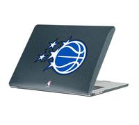 Head Case Designs Licenza Ufficiale NBA Palla Blu Orlando Magic Logo Custodia Laptop Nero con Glitter Armatura Rigida Cristallo Compatibile con MacBook Air 13.6" A2681/A3113/A3240 2022/2024/2025