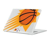 Head Case Designs Licenza Ufficiale NBA Palla Oversize Phoenix Suns Logo Custodia Laptop Trasparente con Glitter Armatura Cristallo Compatibile con MacBook Air 13.6" A2681/A3113/A3240 2022/2024/2025
