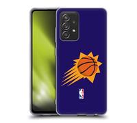 Head Case Designs Licenza Ufficiale NBA Porpora Phoenix Suns Logo Custodia in Gel [Protezione di Grado Militare] Compatibile con Galaxy A52 / A52s / 5G (2021)