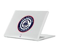 Head Case Designs Licenza Ufficiale NBA Primario Los Angeles Clippers Logo Custodia Laptop Trasparente con Glitter Armatura Cristallo Compatibile con MacBook Air 13.6" A2681/A3113/A3240 2022/2024/2025