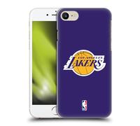Head Case Designs Licenza Ufficiale NBA Semplice Los Angeles Lakers Custodia Cover Dura per Parte Posteriore Compatibile con Apple iPhone 7/8 / SE 2020 & 2022