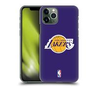 Head Case Designs Licenza Ufficiale NBA Semplice Los Angeles Lakers Custodia Cover Dura per Parte Posteriore Compatibile con Apple iPhone 11 PRO