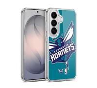 Head Case Designs Licenza Ufficiale NBA Sovradimensionato Charlotte Hornets Logo Custodia in Gel [Protezione di Grado Militare] Compatibile con Samsung Galaxy S26 Plus