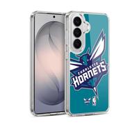 Head Case Designs Licenza Ufficiale NBA Sovradimensionato Charlotte Hornets Logo Custodia in Gel [Protezione di Grado Militare] Compatibile con Samsung Galaxy S26