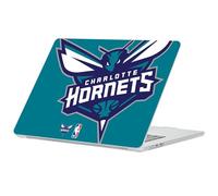 Head Case Designs Licenza Ufficiale NBA Sovradimensionato Charlotte Hornets Logo Custodia Laptop Trasparente Armatura Cristallo Compatibile con MacBook Air 13.6" A2681/A3113/A3240 2022/2024/2025
