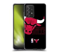 Head Case Designs Licenza Ufficiale NBA Sovradimensionato Chicago Bulls Logo Custodia in Gel [Protezione di Grado Militare] Compatibile con Galaxy A52 / A52s / 5G (2021)