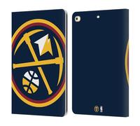 Head Case Designs Licenza Ufficiale NBA Sovradimensionato Denver Nuggets Logo Custodia Portafoglio in Pelle Compatibile con Apple iPad 9.7 2017 / iPad 9.7 2018