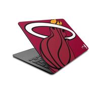 Head Case Designs Licenza Ufficiale NBA Sovradimensionato Miami Heat Logo Vinile Sticker Pelle Adesivo Compatibile con MacBook Air 13.6" A2681/A3113/A3240 2022/2024/2025
