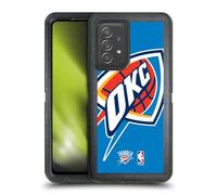 Head Case Designs Licenza Ufficiale NBA Sovradimensionato Oklahoma City Thunder Logo Custodia Antiurto Ultra Blindata Compatibile con Galaxy A52 / A52s / 5G (2021)
