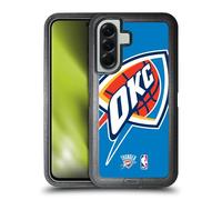 Head Case Designs Licenza Ufficiale NBA Sovradimensionato Oklahoma City Thunder Logo Custodia Antiurto Ultra Blindata Compatibile con Samsung Galaxy A56 5G