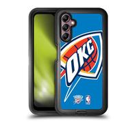 Head Case Designs Licenza Ufficiale NBA Sovradimensionato Oklahoma City Thunder Logo Custodia Antiurto Ultra Blindata Compatibile con Samsung Galaxy A14 5G
