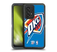 Head Case Designs Licenza Ufficiale NBA Sovradimensionato Oklahoma City Thunder Logo Custodia Antiurto Ultra Blindata Compatibile con Samsung Galaxy A53 5G (2022)