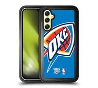 Head Case Designs Licenza Ufficiale NBA Sovradimensionato Oklahoma City Thunder Logo Custodia Antiurto Ultra Blindata Compatibile con Samsung Galaxy A34 5G