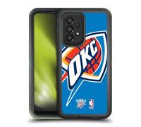 Head Case Designs Licenza Ufficiale NBA Sovradimensionato Oklahoma City Thunder Logo Custodia Antiurto Ultra Blindata Compatibile con Galaxy A33 5G (2022)