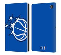 Head Case Designs Licenza Ufficiale NBA Sovradimensionato Orlando Magic Logo Custodia Portafoglio in Pelle Compatibile con Amazon Fire 7 2022