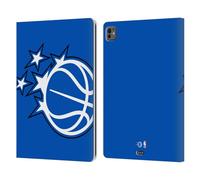 Head Case Designs Licenza Ufficiale NBA Sovradimensionato Orlando Magic Logo Custodia Portafoglio in Pelle Compatibile con Apple iPad PRO 13 M4/M5 2024/2025