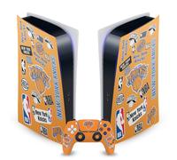 Head Case Designs Licenza Ufficiale NBA Sticker Collage New York Knicks Vinile Frontalino Sticker Gaming Pelle Adesivo Compatibile con Sony Playstation 5 PS5 Digital Console And DualSense Controller