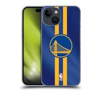 Head Case Designs Licenza Ufficiale NBA Strisce Golden State Warriors Custodia Cover Dura per Parte Posteriore Compatibile con Apple iPhone 15