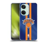 Head Case Designs Licenza Ufficiale NBA Strisce New York Knicks Custodia in Gel [Protezione di Grado Militare] Compatibile con OnePlus Nord 3 5G