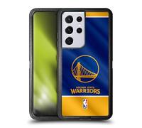 Head Case Designs Licenza Ufficiale NBA Striscione Orizzontale Golden State Warriors Custodia Antiurto Ultra Blindata Compatibile con Samsung Galaxy S21 Ultra 5G