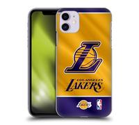 Head Case Designs Licenza Ufficiale NBA Striscione Orizzontale Los Angeles Lakers Custodia Cover Dura per Parte Posteriore Compatibile con Apple iPhone 11