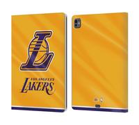 Head Case Designs Licenza Ufficiale NBA Striscione Orizzontale Los Angeles Lakers Custodia Portafoglio in Pelle Compatibile con Apple iPad PRO 13 M4/M5 2024/2025