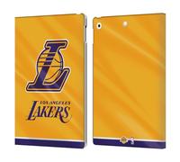 Head Case Designs Licenza Ufficiale NBA Striscione Orizzontale Los Angeles Lakers Custodia Portafoglio in Pelle Compatibile con Apple iPad 10.2 2019/2020/2021