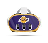 Head Case Designs Licenza Ufficiale NBA Striscione Orizzontale Los Angeles Lakers Vinile Sticker Pelle Adesivo Compatibile con Meta Quest 3