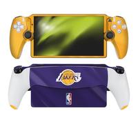 Head Case Designs Licenza Ufficiale NBA Striscione Orizzontale Los Angeles Lakers Vinile Sticker Pelle Adesivo Compatibile con Sony PS5 Playstation PS Portal
