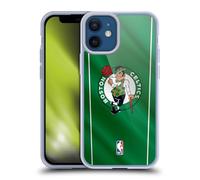Head Case Designs Licenza Ufficiale NBA Striscione Verticale Boston Celtics Custodia in Gel [Protezione di Grado Militare] Compatibile con Apple iPhone 12 Mini E Compatibile con MagSafe