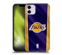 Head Case Designs Licenza Ufficiale NBA Striscione Verticale Los Angeles Lakers Custodia Cover Dura per Parte Posteriore Compatibile con Apple iPhone 11