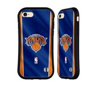 Head Case Designs Licenza Ufficiale NBA Striscione Verticale New York Knicks Custodia Cover Ibrida Compatibile con Apple iPhone 7/8 / SE 2020 & 2022
