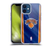 Head Case Designs Licenza Ufficiale NBA Striscione Verticale New York Knicks Custodia in Gel [Protezione di Grado Militare] Compatibile con Apple iPhone 12 Mini E Compatibile con MagSafe