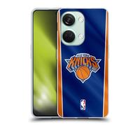 Head Case Designs Licenza Ufficiale NBA Striscione Verticale New York Knicks Custodia in Gel [Protezione di Grado Militare] Compatibile con OnePlus Nord 3 5G