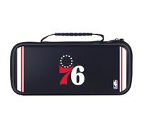 Head Case Designs Licenza Ufficiale NBA Testo Design Blu Philadelphia 76ers Logo Custodia Rigida Da Viaggio Compatibile con Asus ROG Ally