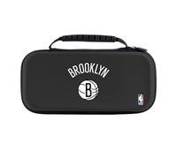 Head Case Designs Licenza Ufficiale NBA Testo Design Nero Brooklyn Nets Logo Custodia Rigida Da Viaggio Compatibile con Nintendo Switch 2