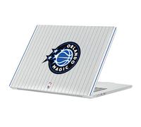 Head Case Designs Licenza Ufficiale NBA Testo Design Nero Orlando Magic Logo Custodia Laptop Trasparente con Glitter Compatibile con MacBook Air 13.6" A2681/A3113/A3240 2022/2024/2025