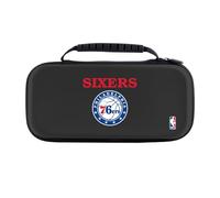 Head Case Designs Licenza Ufficiale NBA Testo Design Nero Philadelphia 76ers Logo Custodia Rigida Da Viaggio Compatibile con Nintendo Switch 2