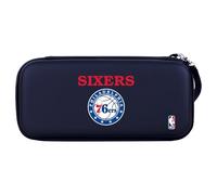 Head Case Designs Licenza Ufficiale NBA Testo Design Nero Philadelphia 76ers Logo Custodia Rigida Da Viaggio Compatibile con Nintendo Switch