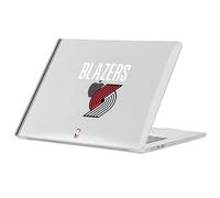 Head Case Designs Licenza Ufficiale NBA Testo Design retrò Logo Portland Trail Blazers Custodia Laptop Trasparente con Glitter Compatibile con MacBook Air 13.6" A2681/A3113/A3240 2022/2024/2025