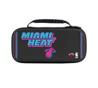 Head Case Designs Licenza Ufficiale NBA Testo Design Vice Nero Miami Heat Logo Custodia Rigida Da Viaggio Compatibile con Nintendo Switch 2