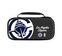 Head Case Designs Licenza Ufficiale NBA Testo Oversize Los Angeles Clippers Logo Custodia Rigida Da Viaggio Compatibile con Nintendo Switch 2