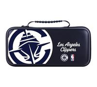 Head Case Designs Licenza Ufficiale NBA Testo Oversize Los Angeles Clippers Logo Custodia Rigida Da Viaggio Compatibile con Legion Go