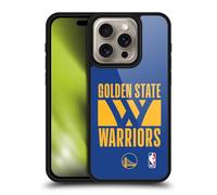 Head Case Designs Licenza Ufficiale NBA Tipografia Golden State Warriors Cover in Gel Rinforzata [Protezione di Grado Militare] Compatibile con Apple iPhone 16 PRO
