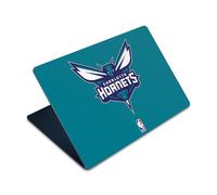 Head Case Designs Licenza Ufficiale NBA Verde Acqua Charlotte Hornets Logo Vinile Sticker Pelle Adesivo Compatibile con Apple MacBook Air 15" M2 2023